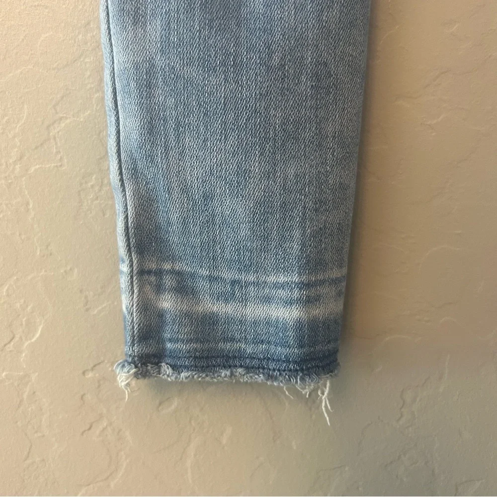 Old navy ballerina light wash distressed denim skinny jeans size 5t